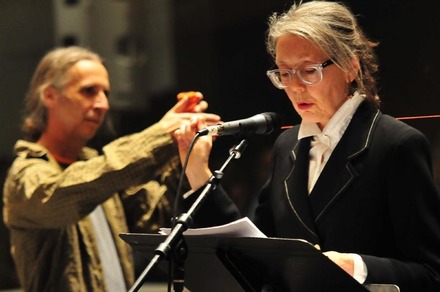 R. Currie and Anne Carson photo T Oelfke