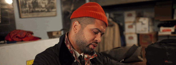 Jason Moran backstage at the VV 2010