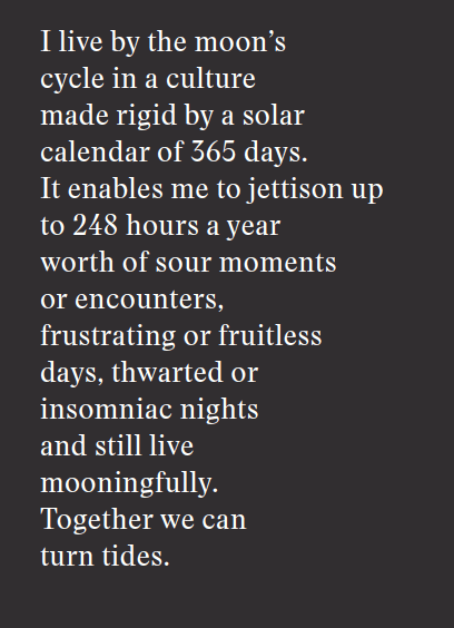 i:i I live by the moon's ... turn tides