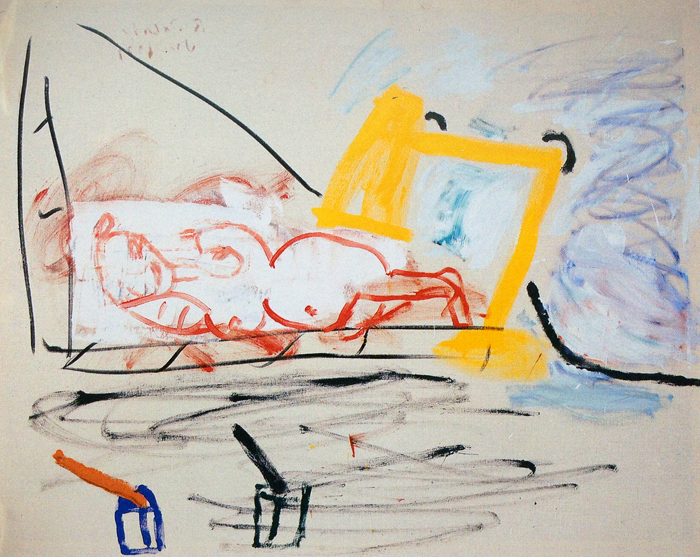 Yellow Lamp Roy Oxlade 1985